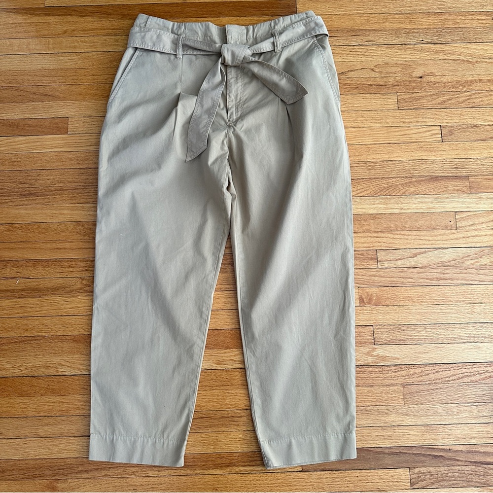 Ralph Lauren Cotton Tie Waist Pants